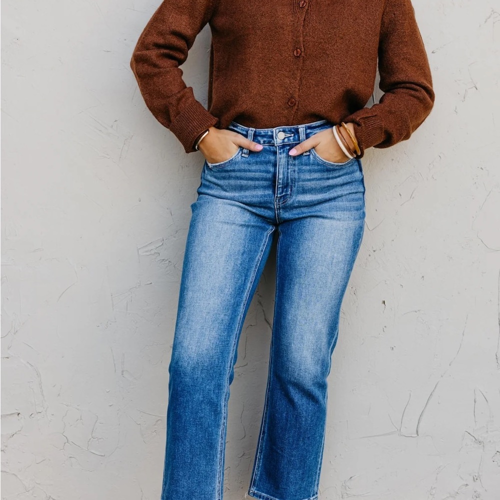 Vervet Denim | The Romeo High Rise Ankle Straight Denim - Size 25 VICI Jeans